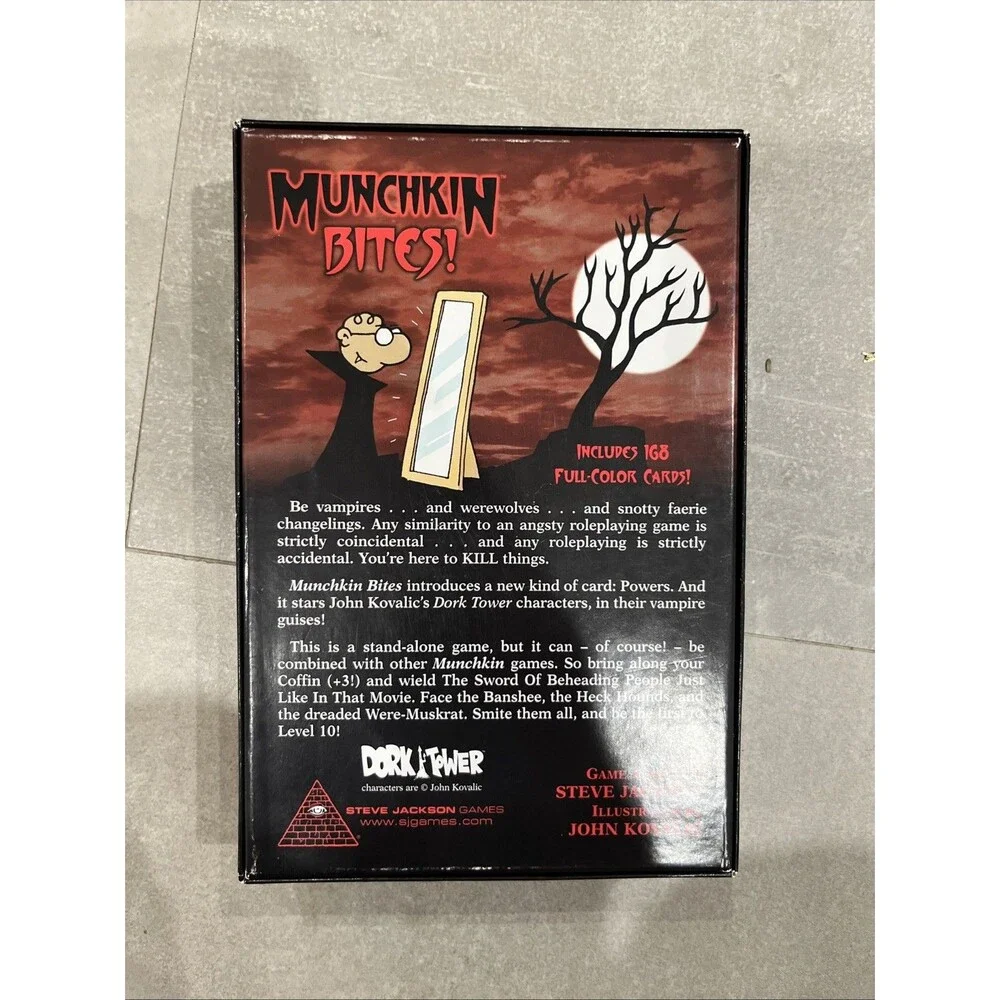 Munchkin Bites Complete Card Game Steve Jackson Games 168 Cards 031